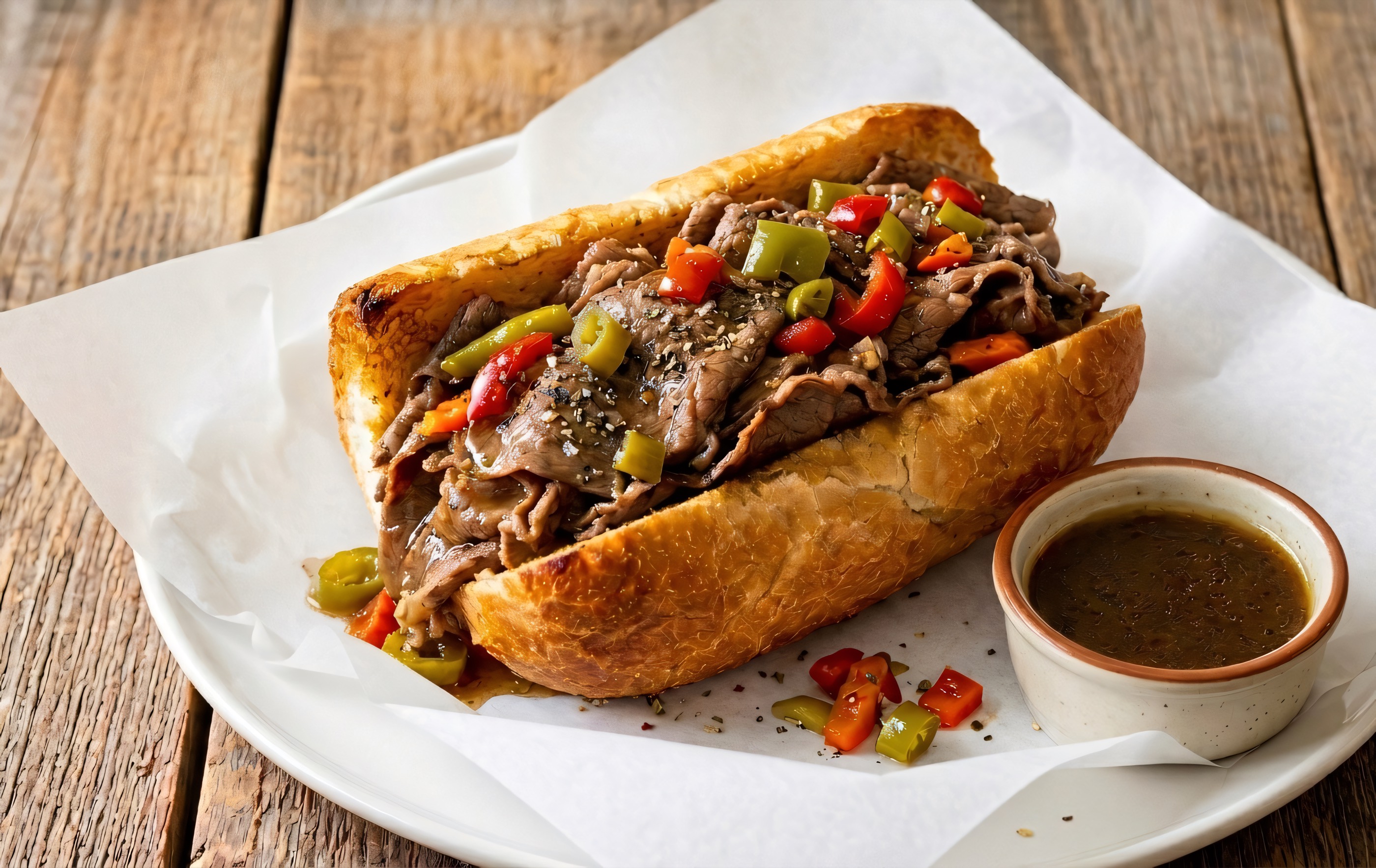 A Vienna Italian beef sub